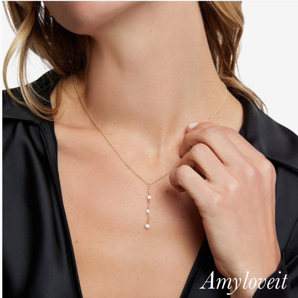BYCHARI Evelyn Coco Lariat Necklace #56